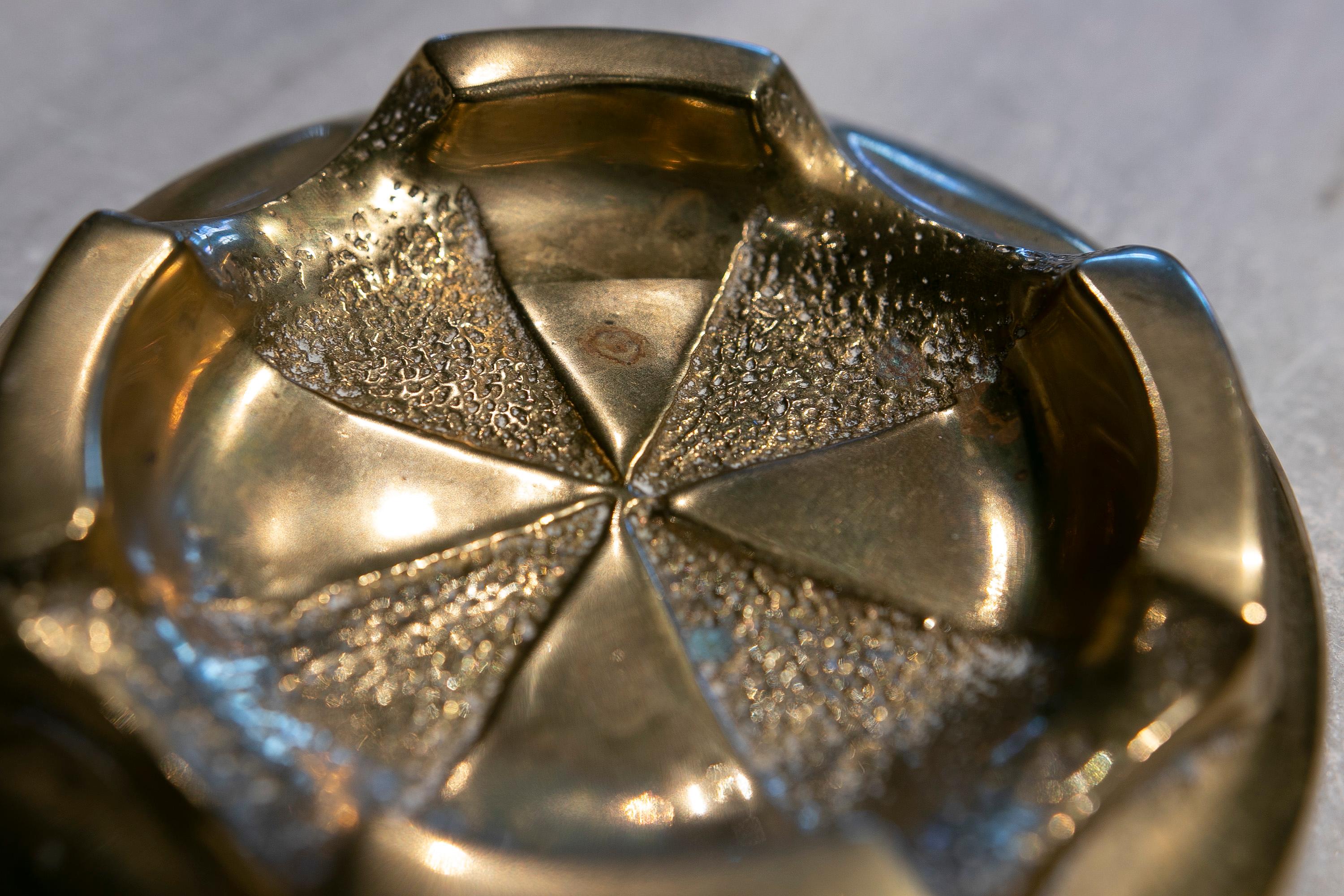 1970er Jahre Spanischer Bronze-Aschenbecher im Angebot 4