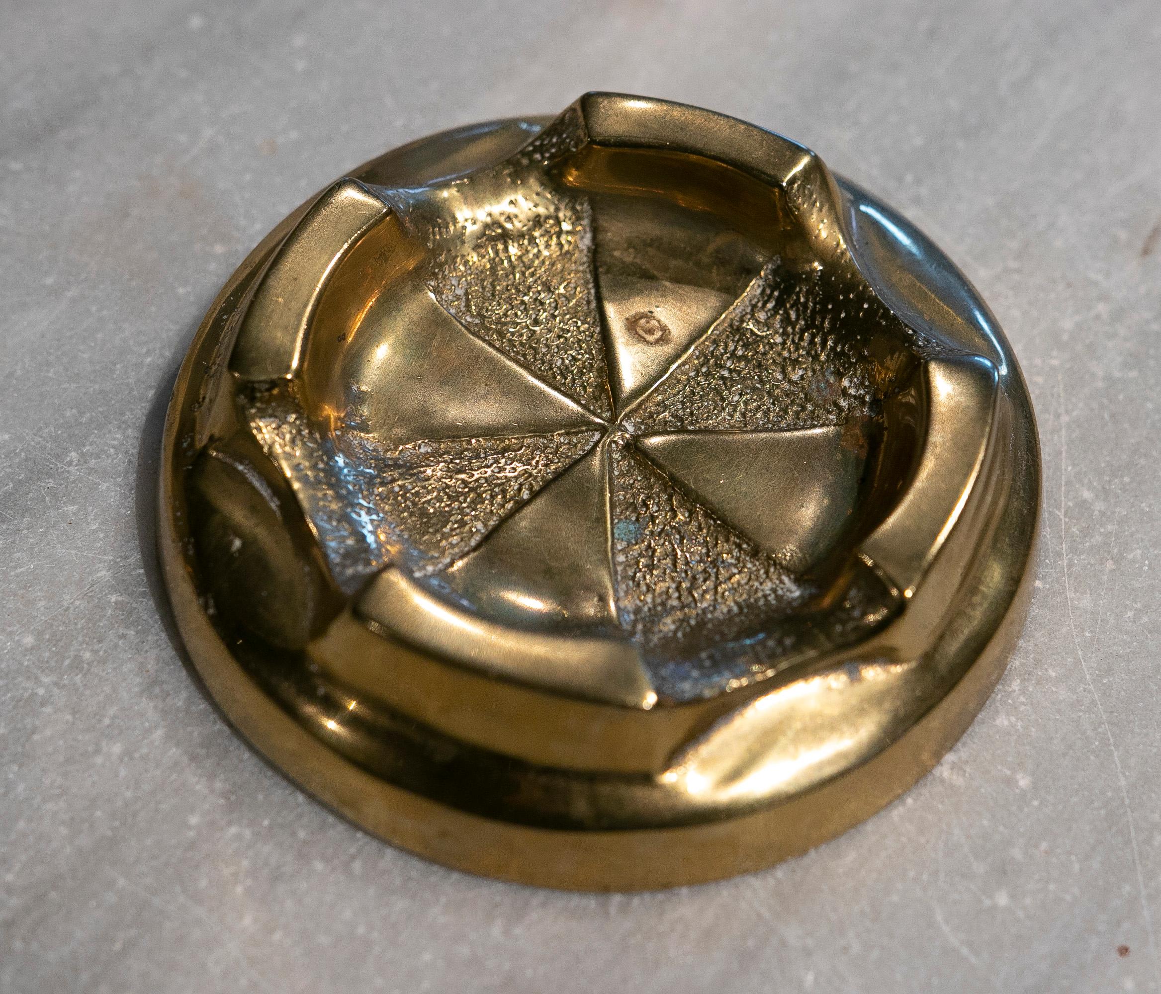 20th Century 1970s Spanish Bronze Ashtray  For Sale