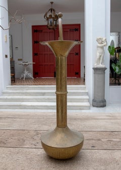 Cendrier de sol en bronze espagnol des années 1970