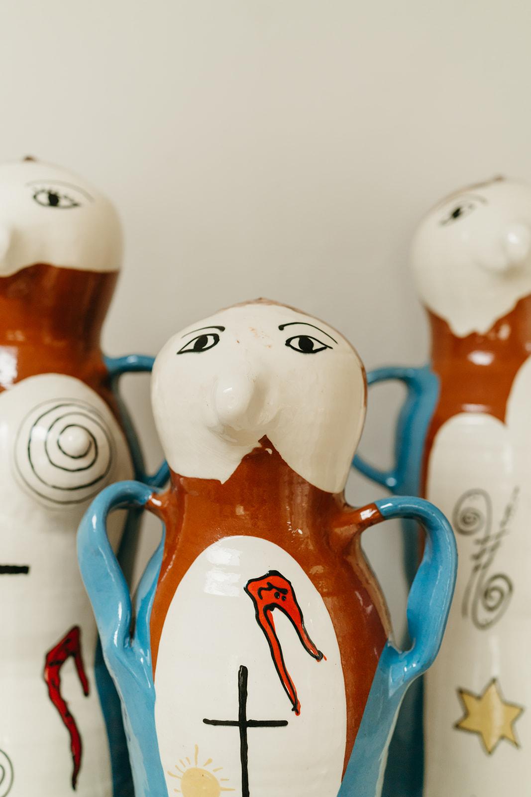 Ceramic 1970's Spanish Buxo ceramic figures ..  For Sale