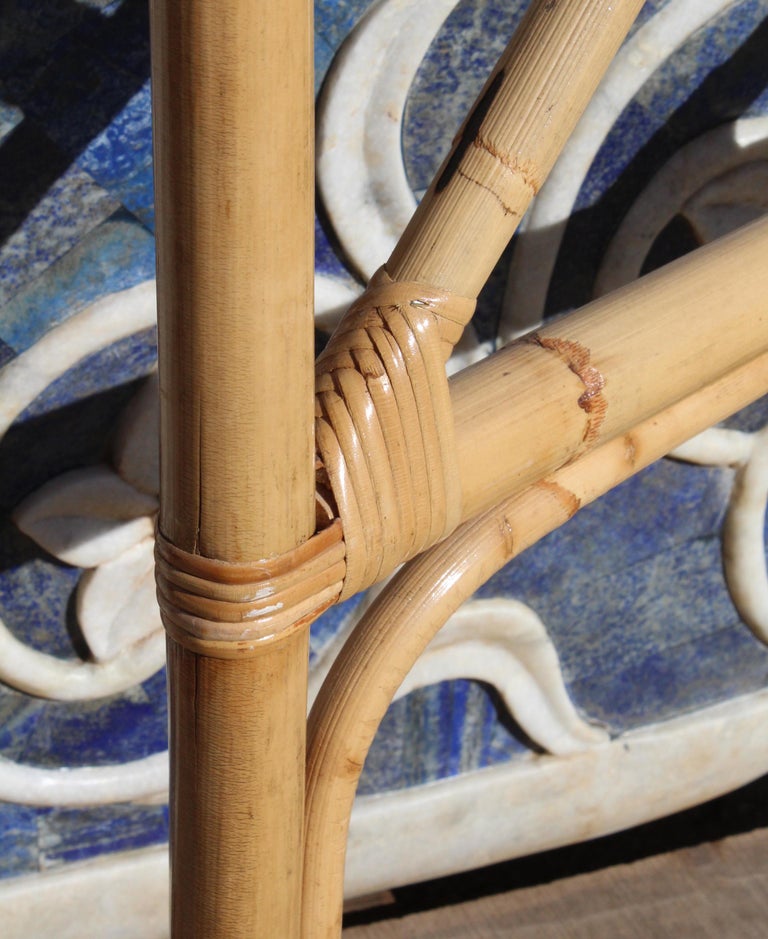 1970s Spanish Cane and Wicker Bed Headboard at 1stDibs