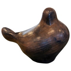 1970s Spanish Ceramic Dove Figure  Signed "Florentino"