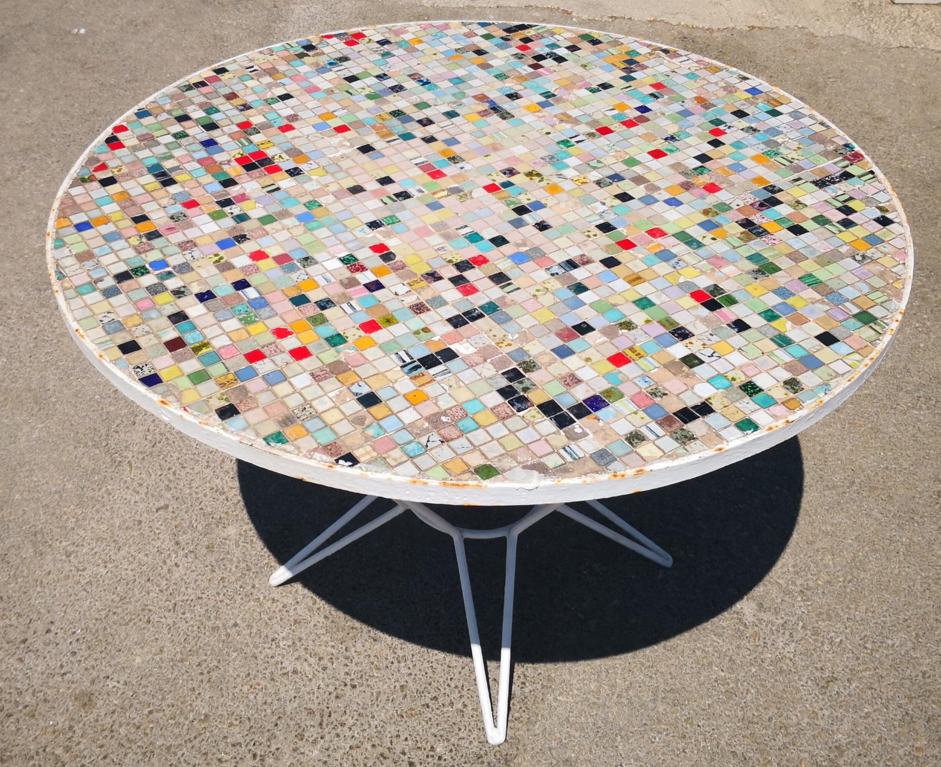 spanish mosaic table