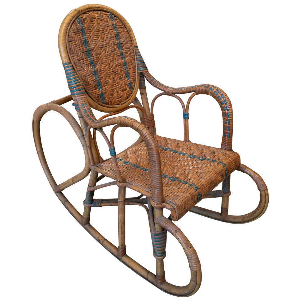 Vintage Walnut Child's Rocking Chair, circa 1920s For Sale at 1stDibs ...