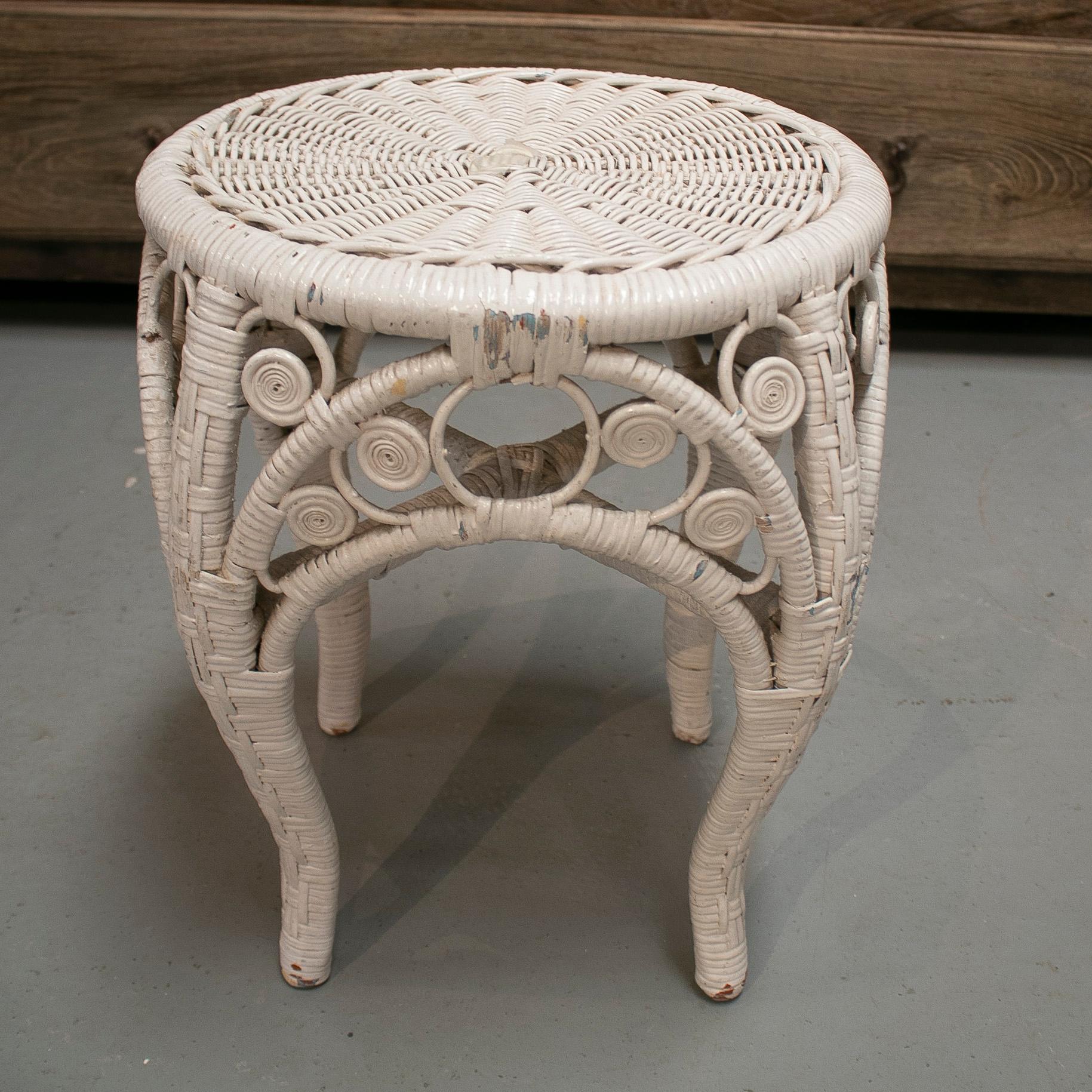 woven low stool