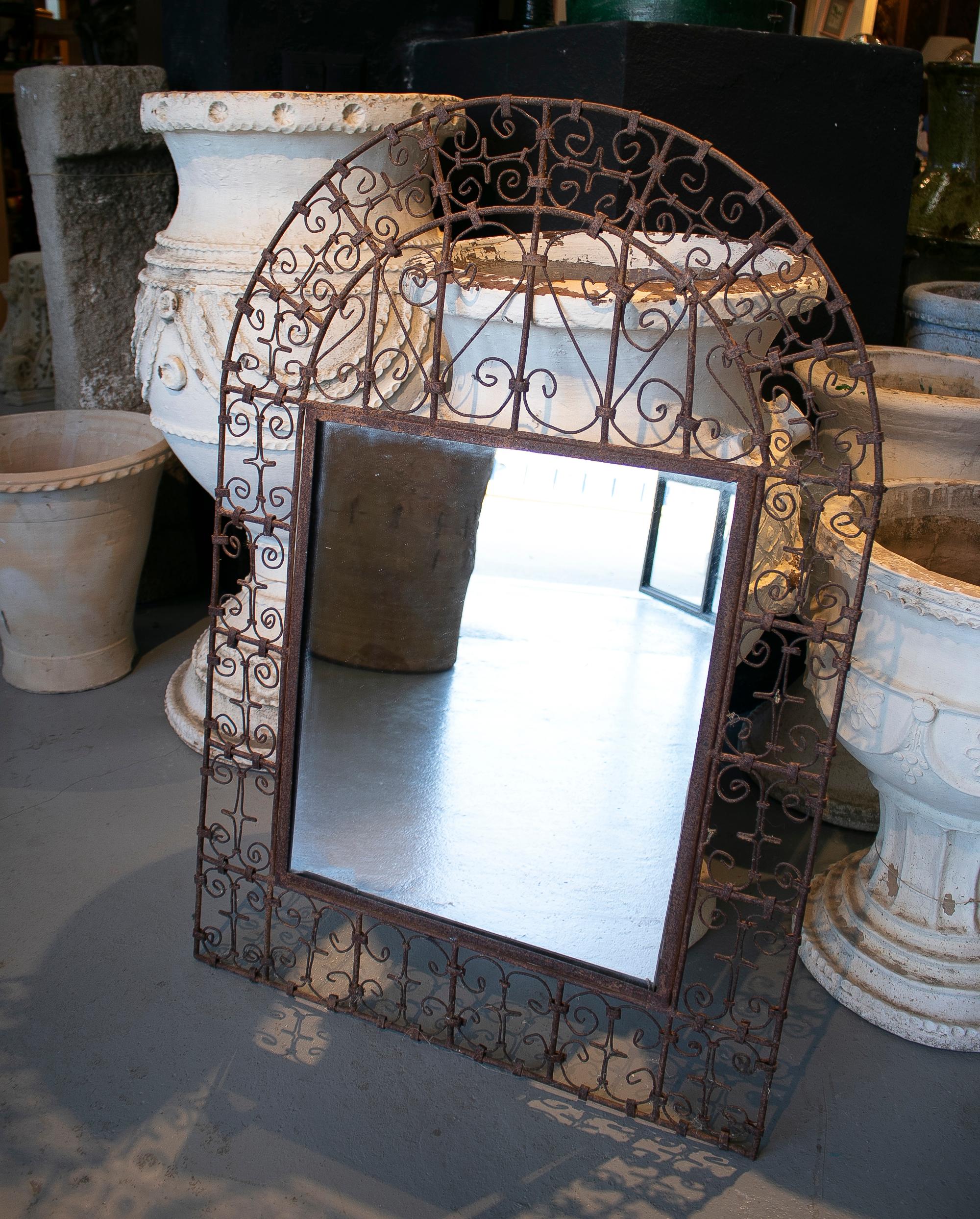 cast iron mirror