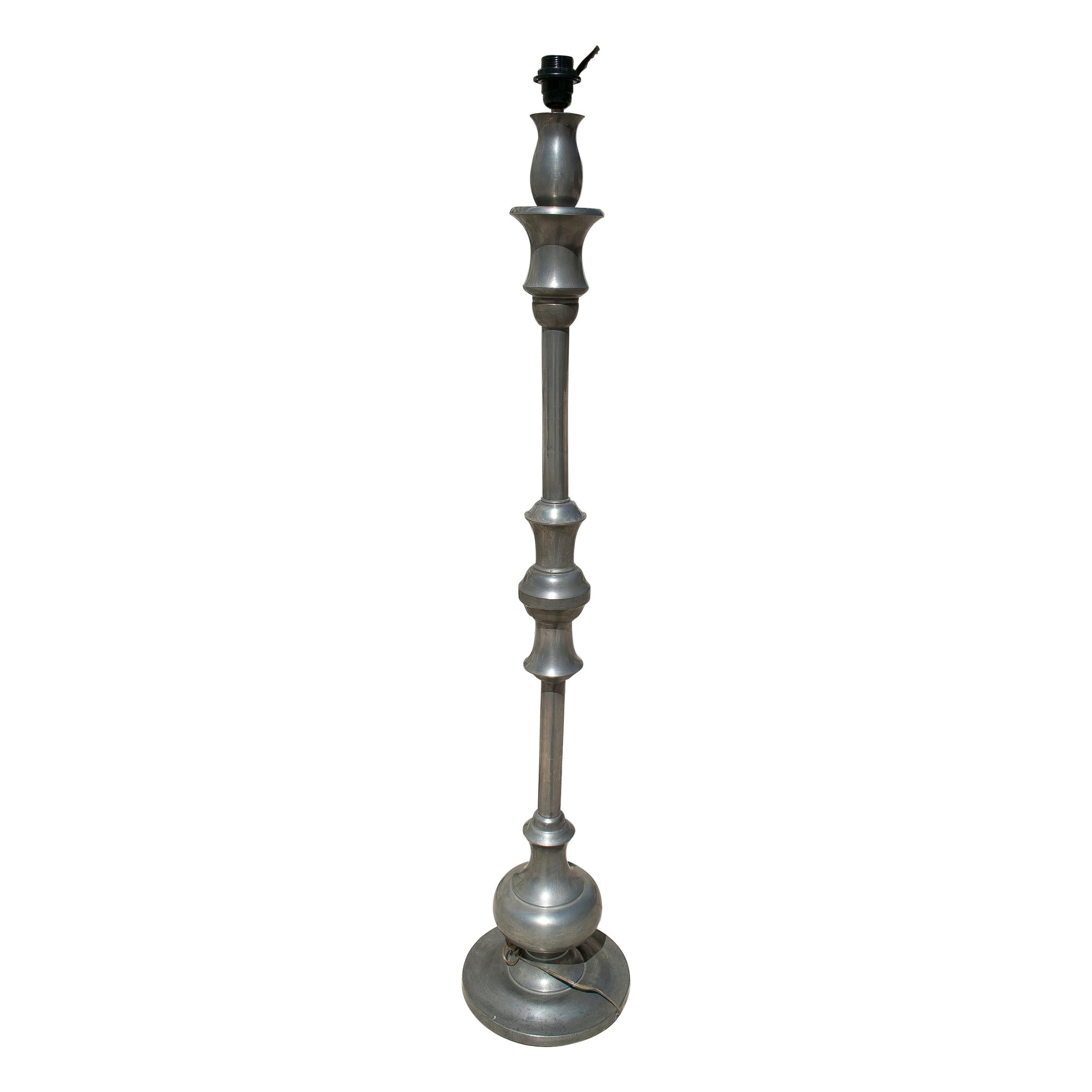 1970s Spanish Metal Standing Lamp