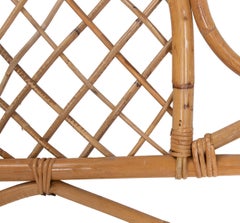 1970s Spanish Pair of Bamboo Headboards