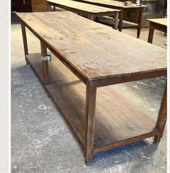 1970s Spanish Wooden Tailor's Table
