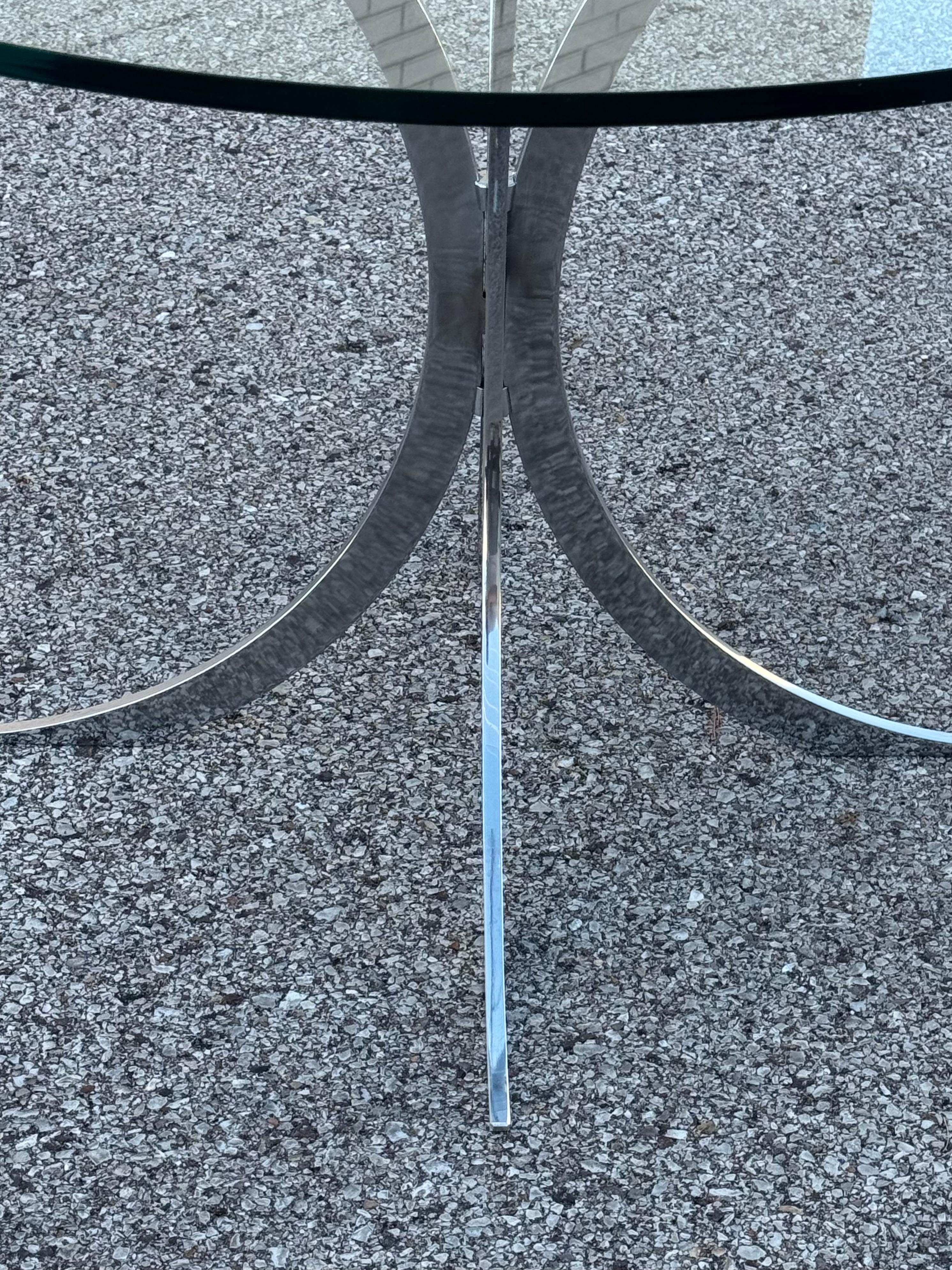 1970s Sphere Dining Table Base by Boris Tabacoff for Mobilier Modulaire Moderne For Sale 3