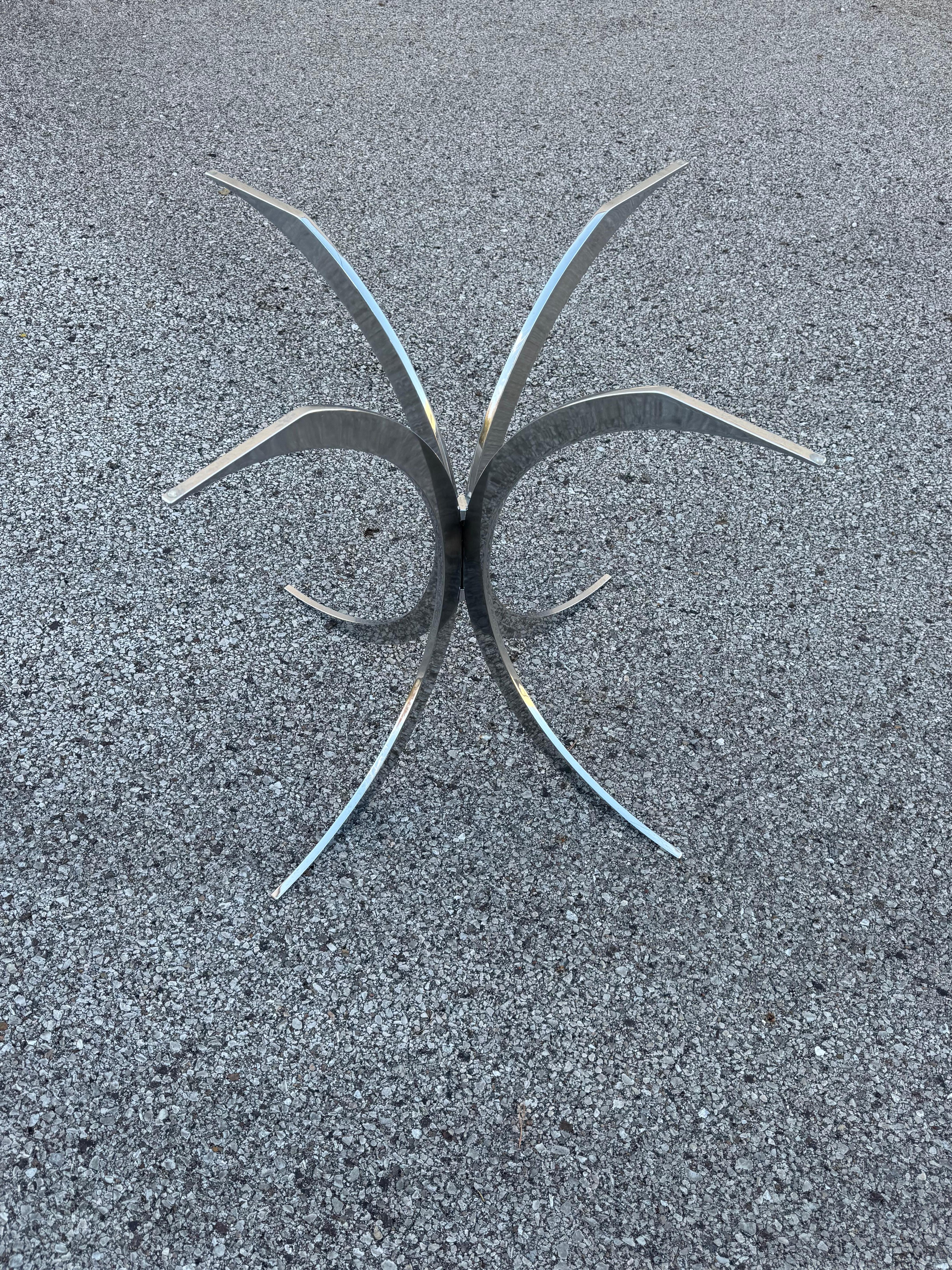 1970s Sphere Dining Table Base by Boris Tabacoff for Mobilier Modulaire Moderne For Sale 4