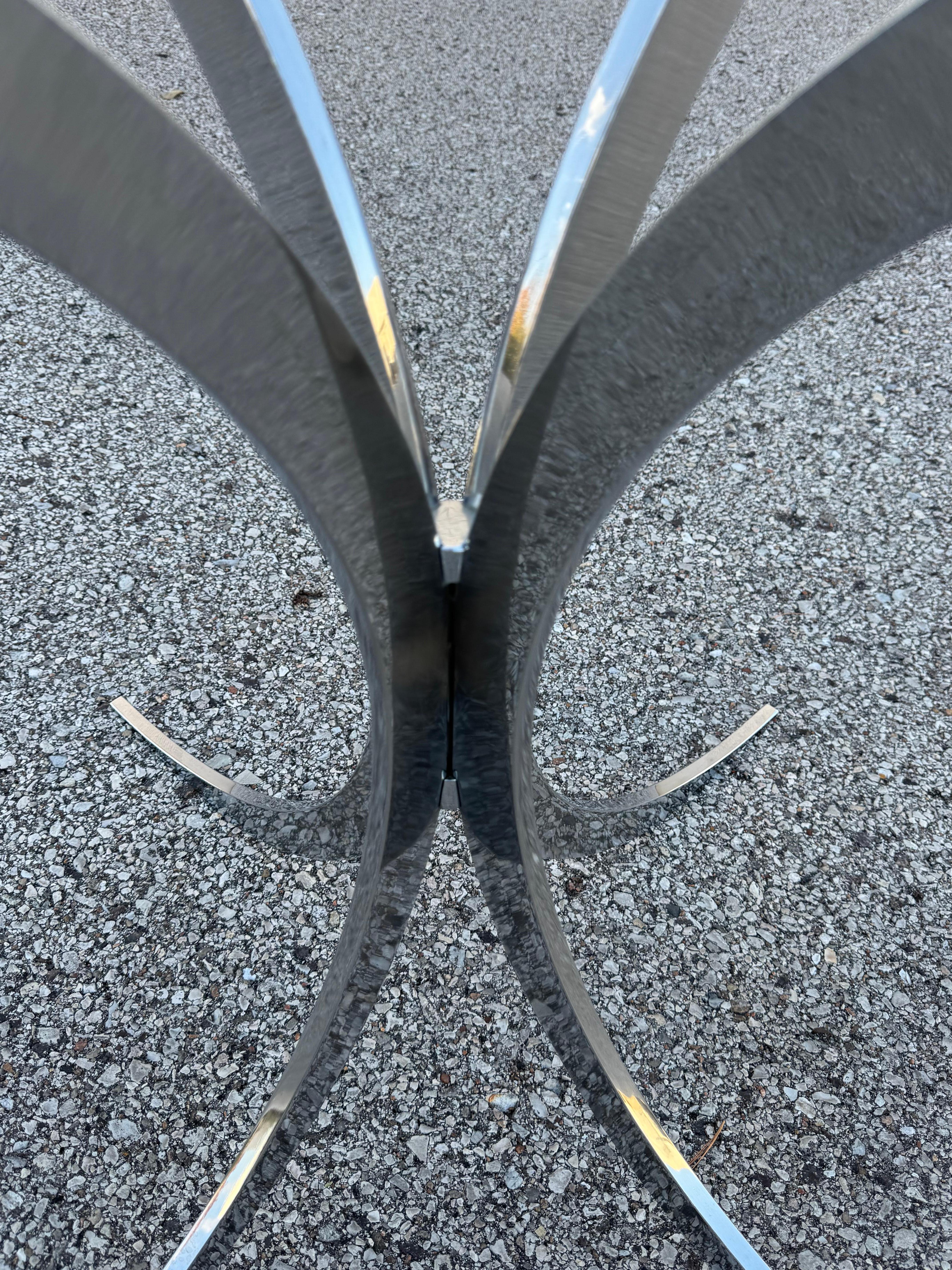 1970s Sphere Dining Table Base by Boris Tabacoff for Mobilier Modulaire Moderne For Sale 5