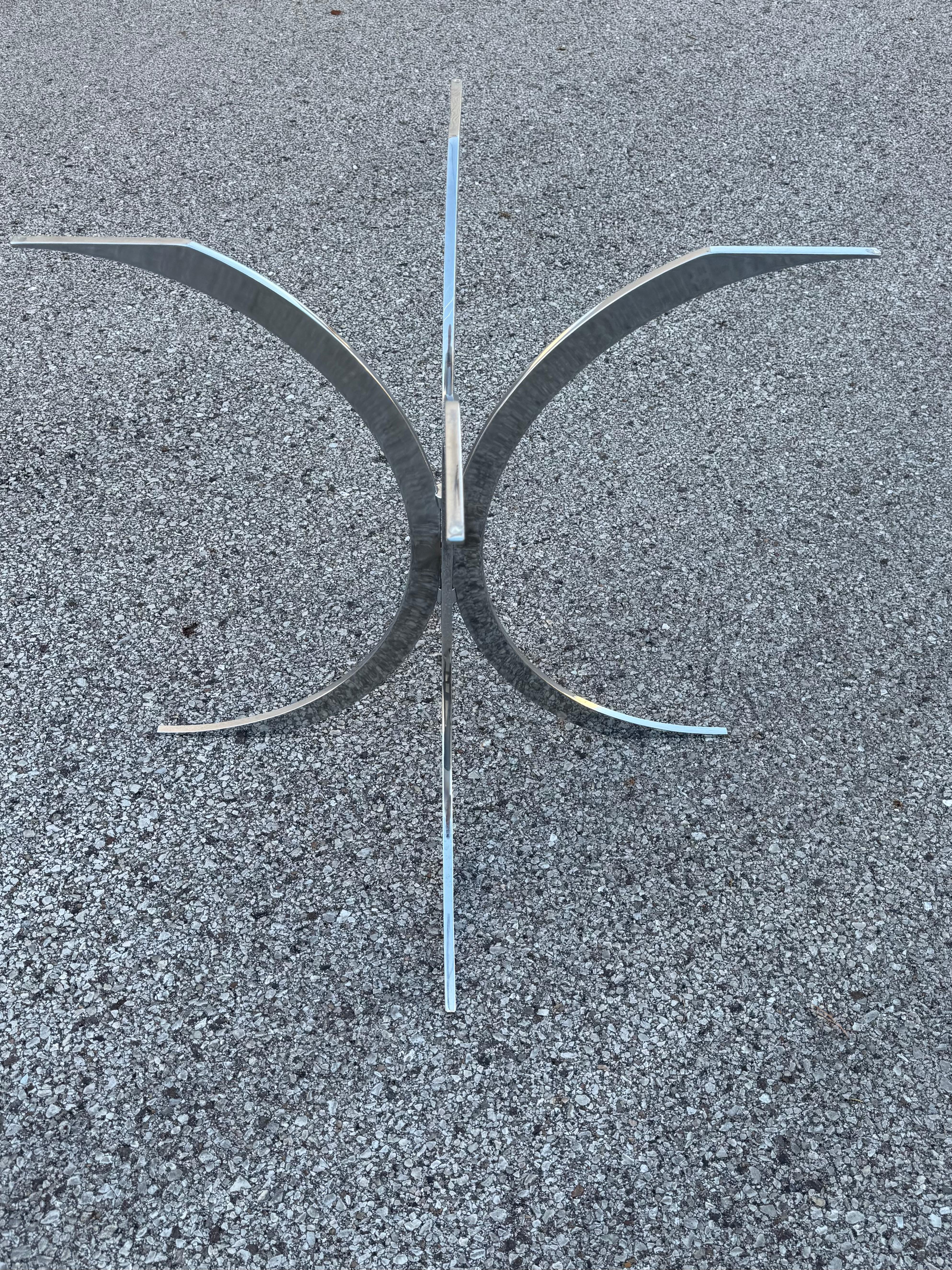 1970s Sphere Dining Table Base by Boris Tabacoff for Mobilier Modulaire Moderne For Sale 7