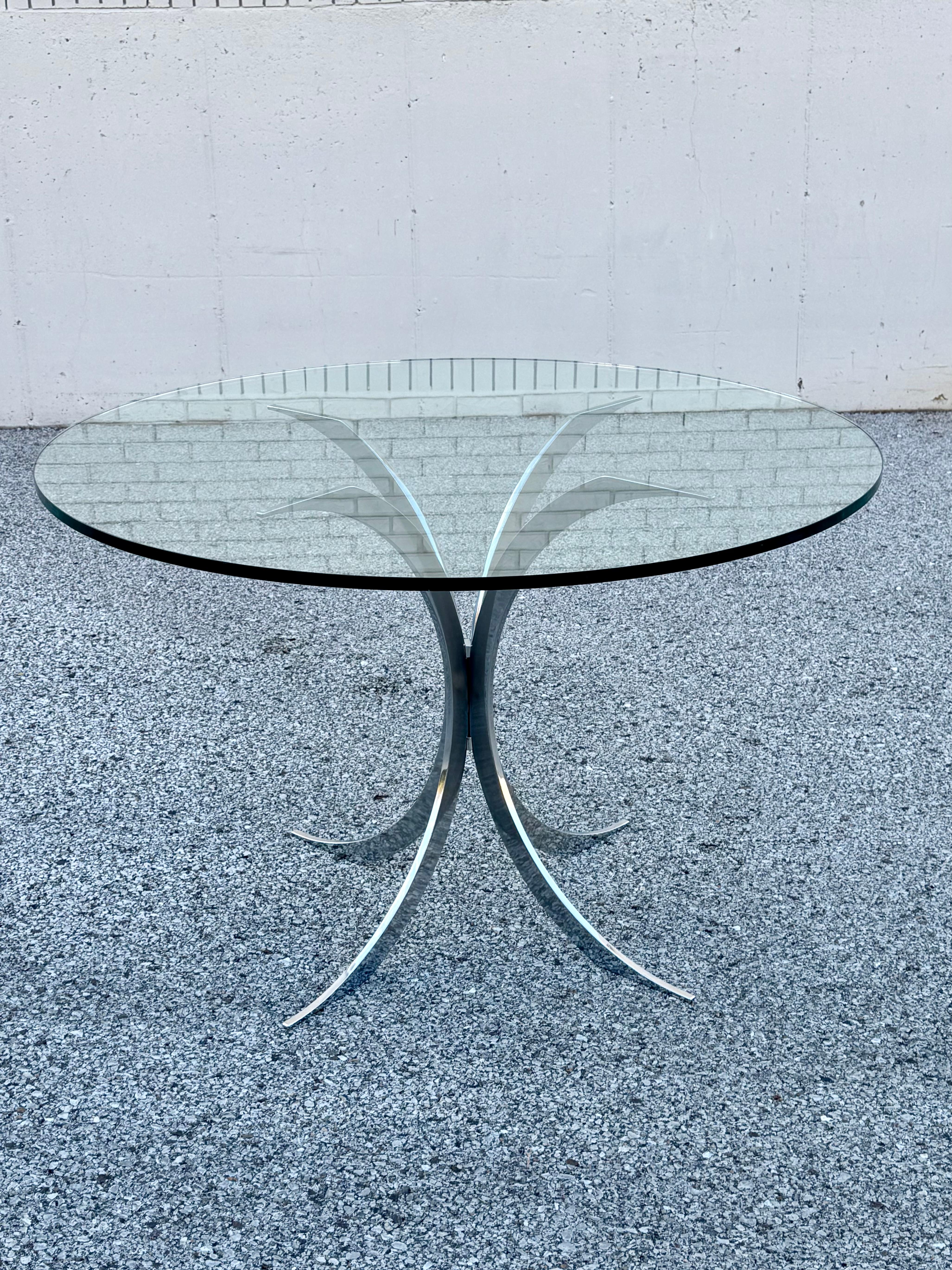 Mid-Century Modern 1970s Sphere Dining Table Base by Boris Tabacoff for Mobilier Modulaire Moderne For Sale