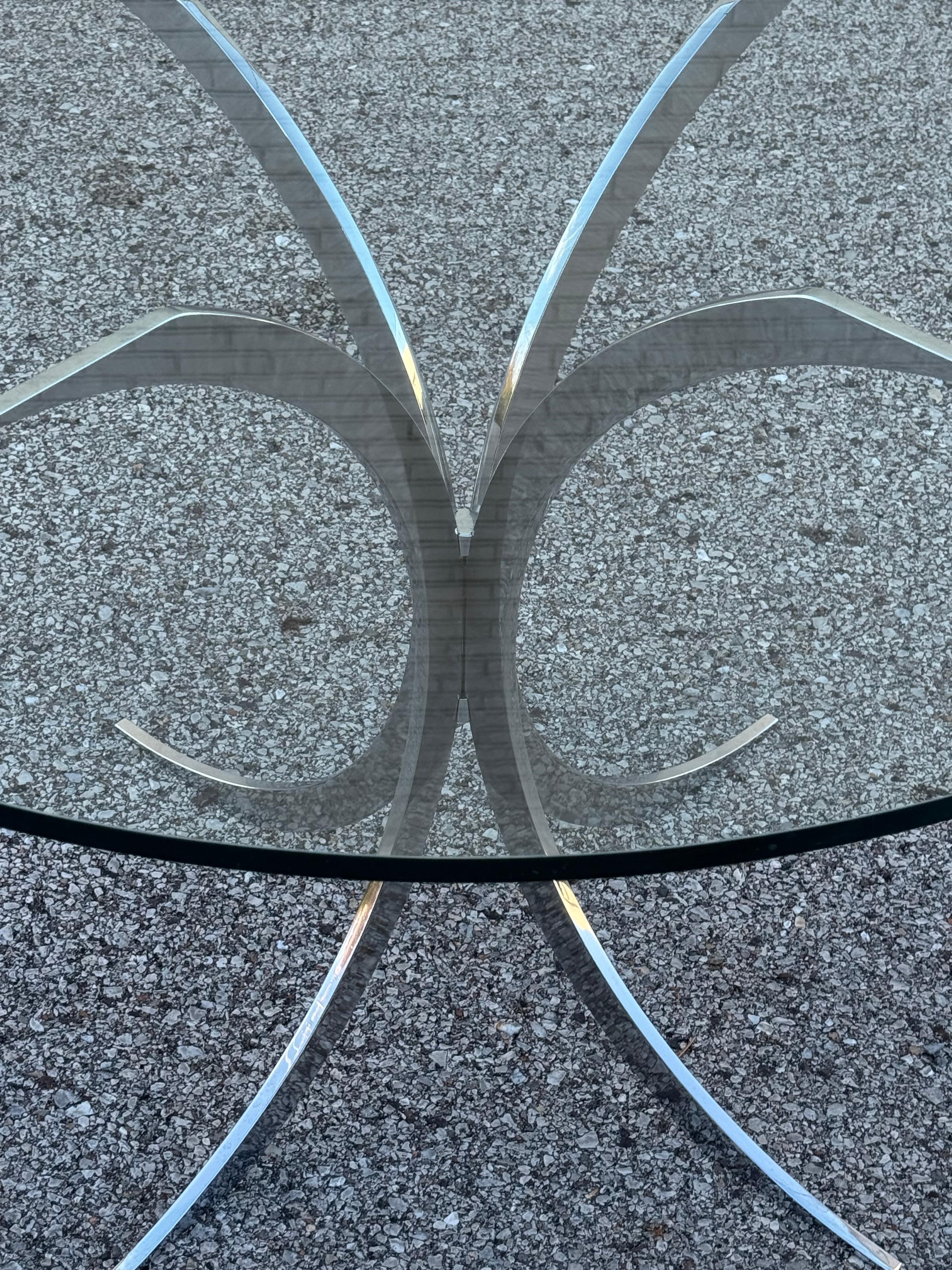 1970s Sphere Dining Table Base by Boris Tabacoff for Mobilier Modulaire Moderne For Sale 1