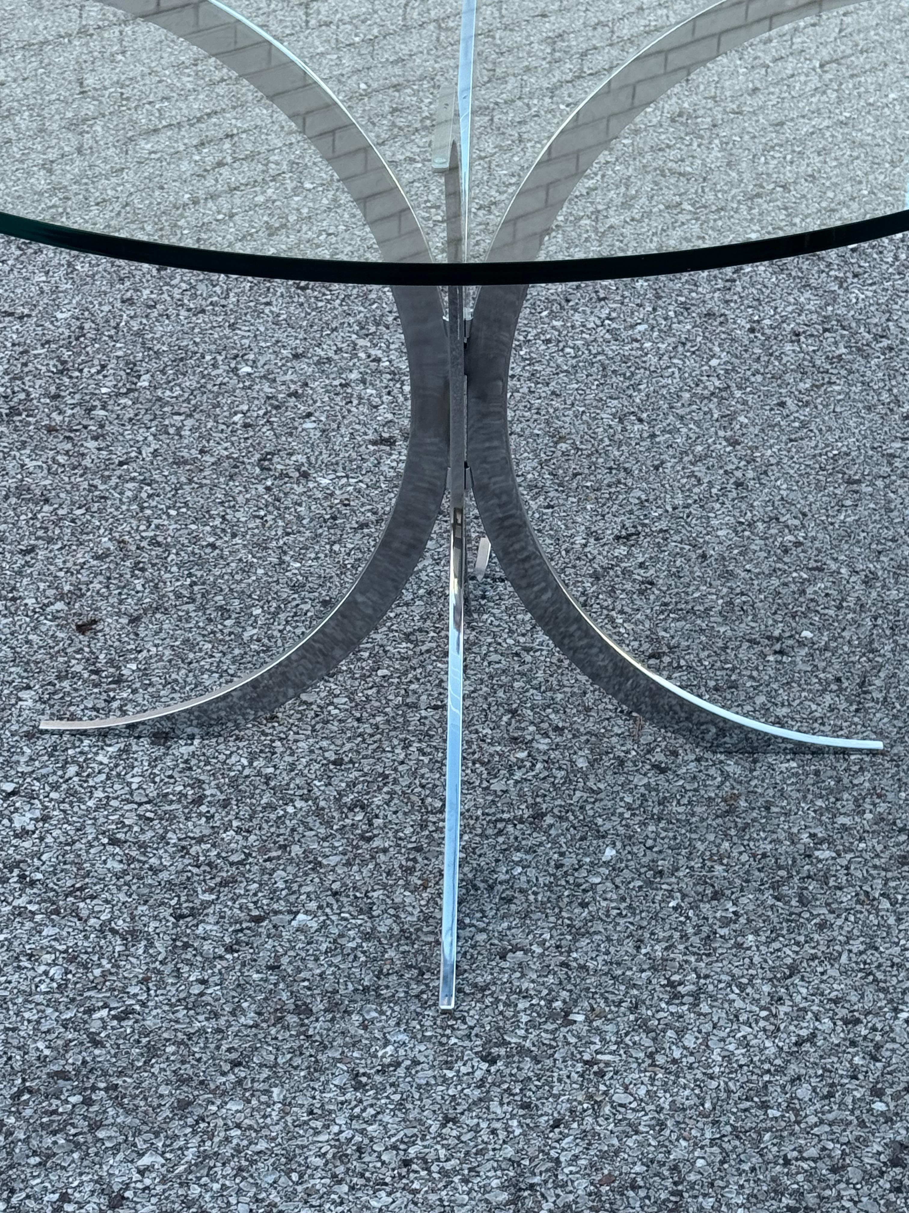 1970s Sphere Dining Table Base by Boris Tabacoff for Mobilier Modulaire Moderne For Sale 2