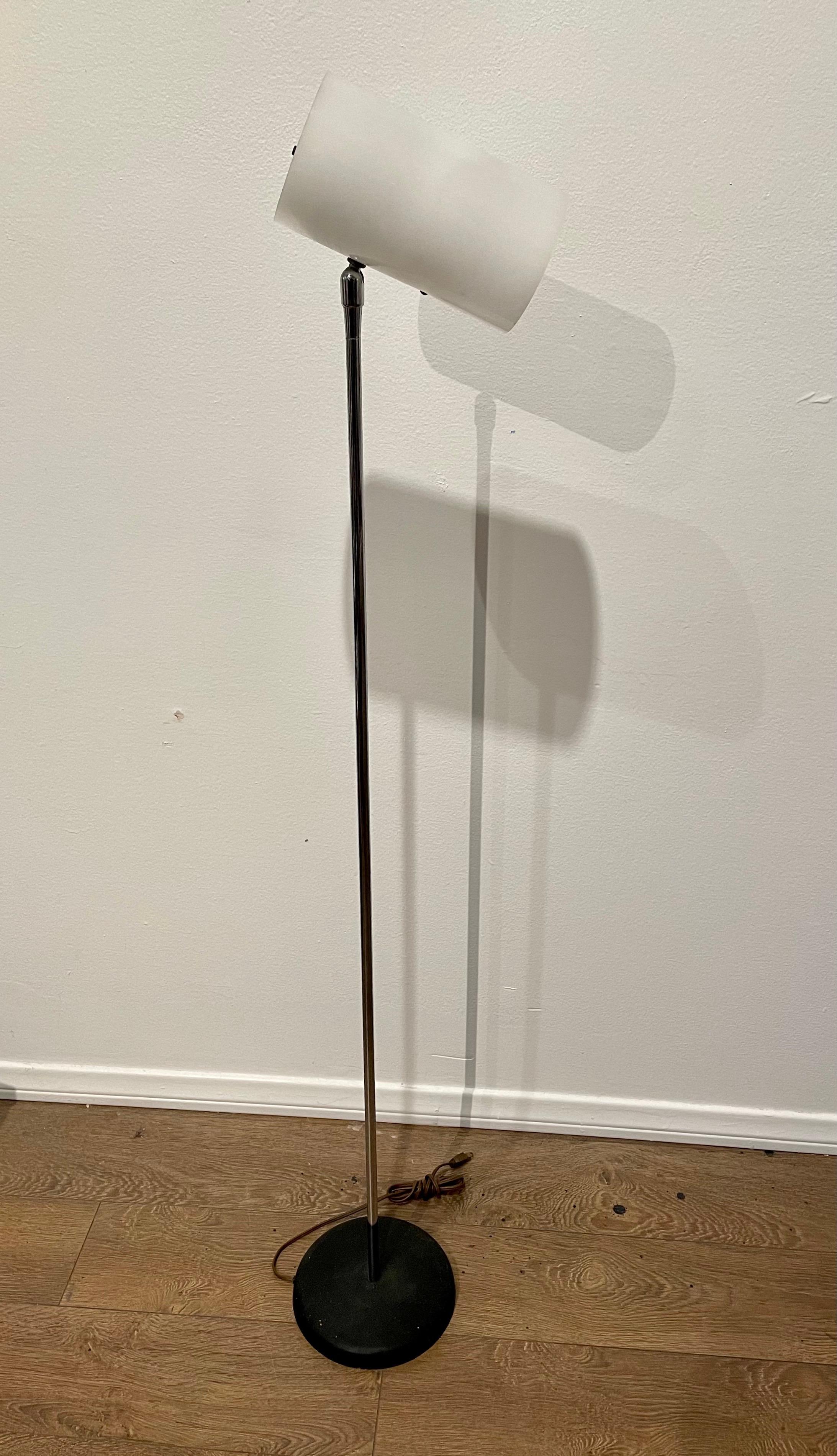Space Age 1970's Spot Floor Lamp by Lightolier with Movable Head