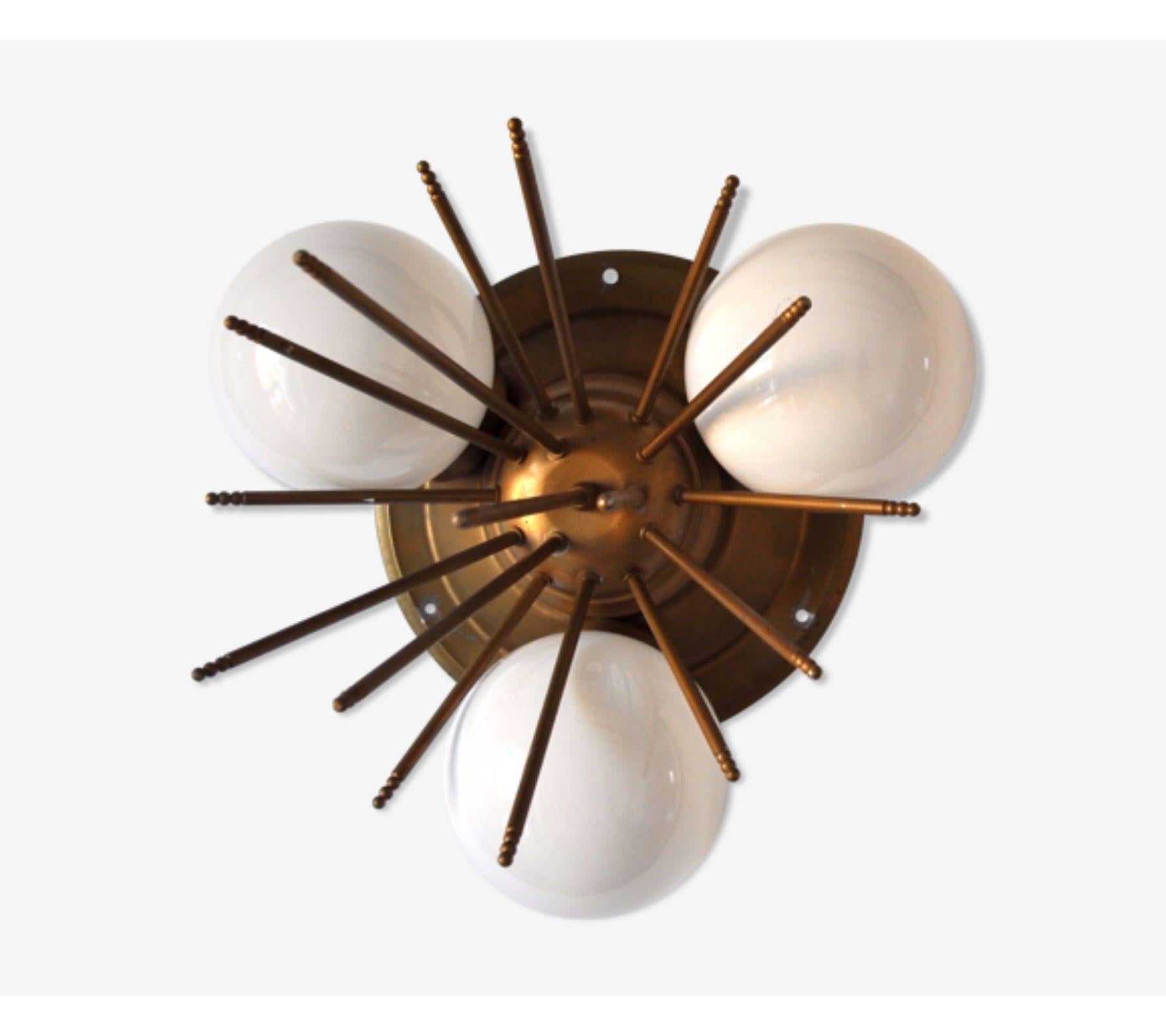 Italian 1970s Sputnik Wall Lamp, Italy For Sale