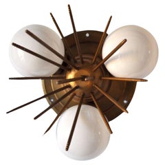 1970s Sputnik Wall Lamp, Italy