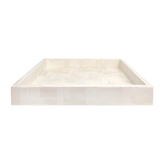 1970s Square Tiled Bone Tray 1970s Square Tiled Bone Tray