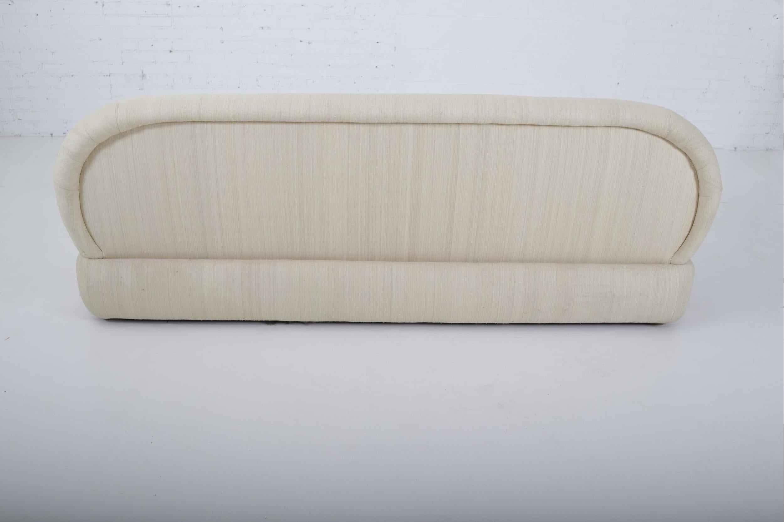 Late 20th Century 1970s Stacked Pouf Slipper Sofa