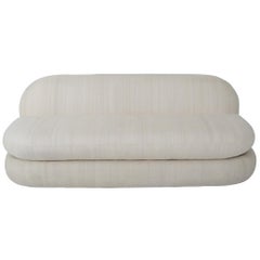 1970s Stacked Pouf Slipper Sofa