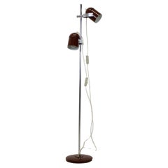 1970s Stanislav Indra Chrome Plated Floor Lamp, Czechoslovakia