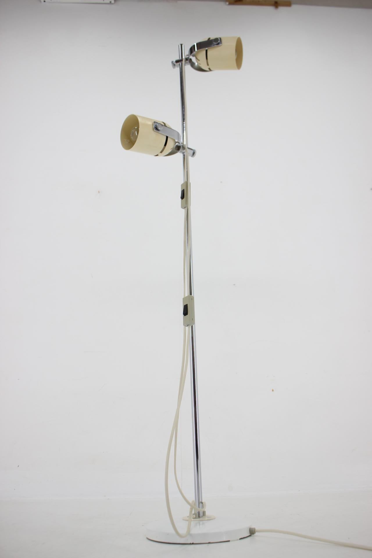 1970s Stanislav Indra Floor Lamp, Czechoslovakia In Good Condition In Praha, CZ