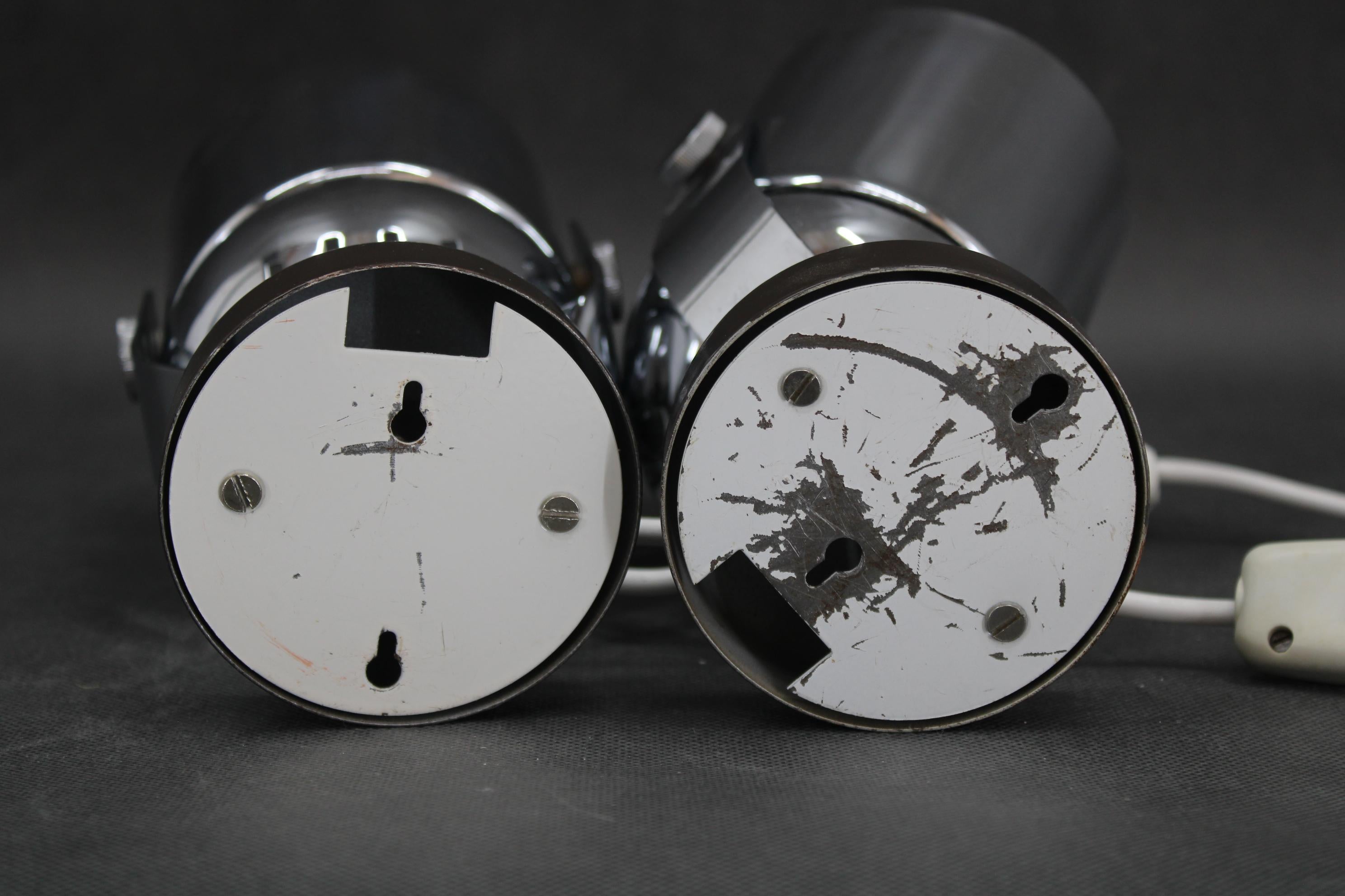 1970s Stanislav Indra Pair Of Wall lamps by Combi Lux, Czechoslovakia For Sale 2