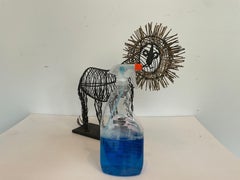 1970s Steel Lion Sculpture