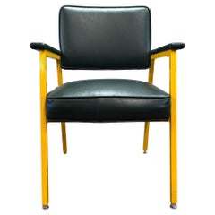 Fauteuil Steelcase des années 1970 restauré en couleurs Bay Packers vertes