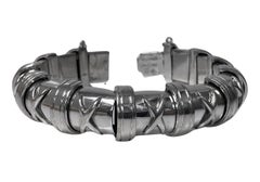 Pulsera de plata de ley de los años 70 Antonio Belgiorno, Argentina