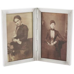 1970s Sterling Silver Double Photograph Frame