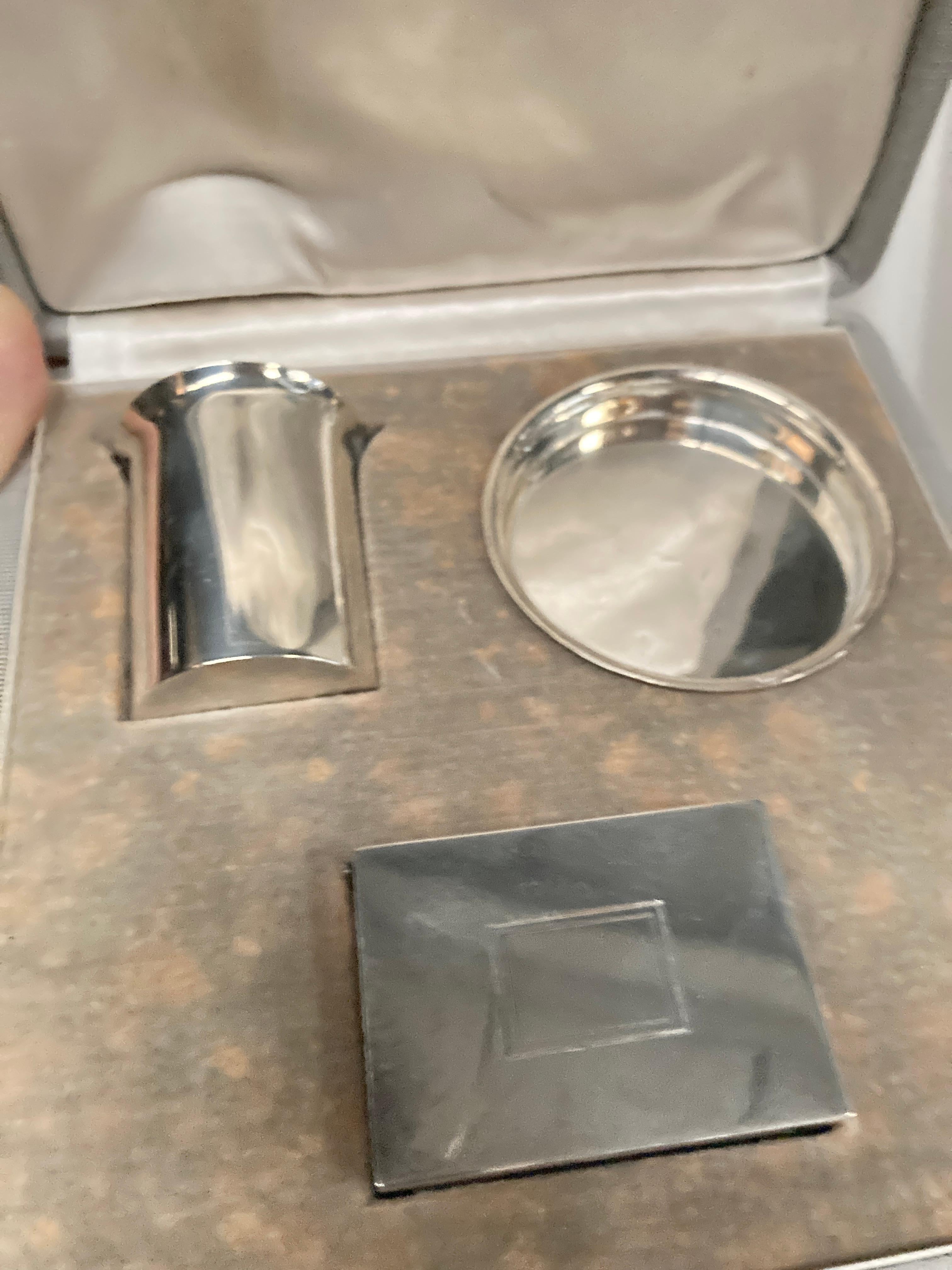 Fine XX secolo Set da fumo in argento Sterling anni '70 di Hermès Paris in vendita
