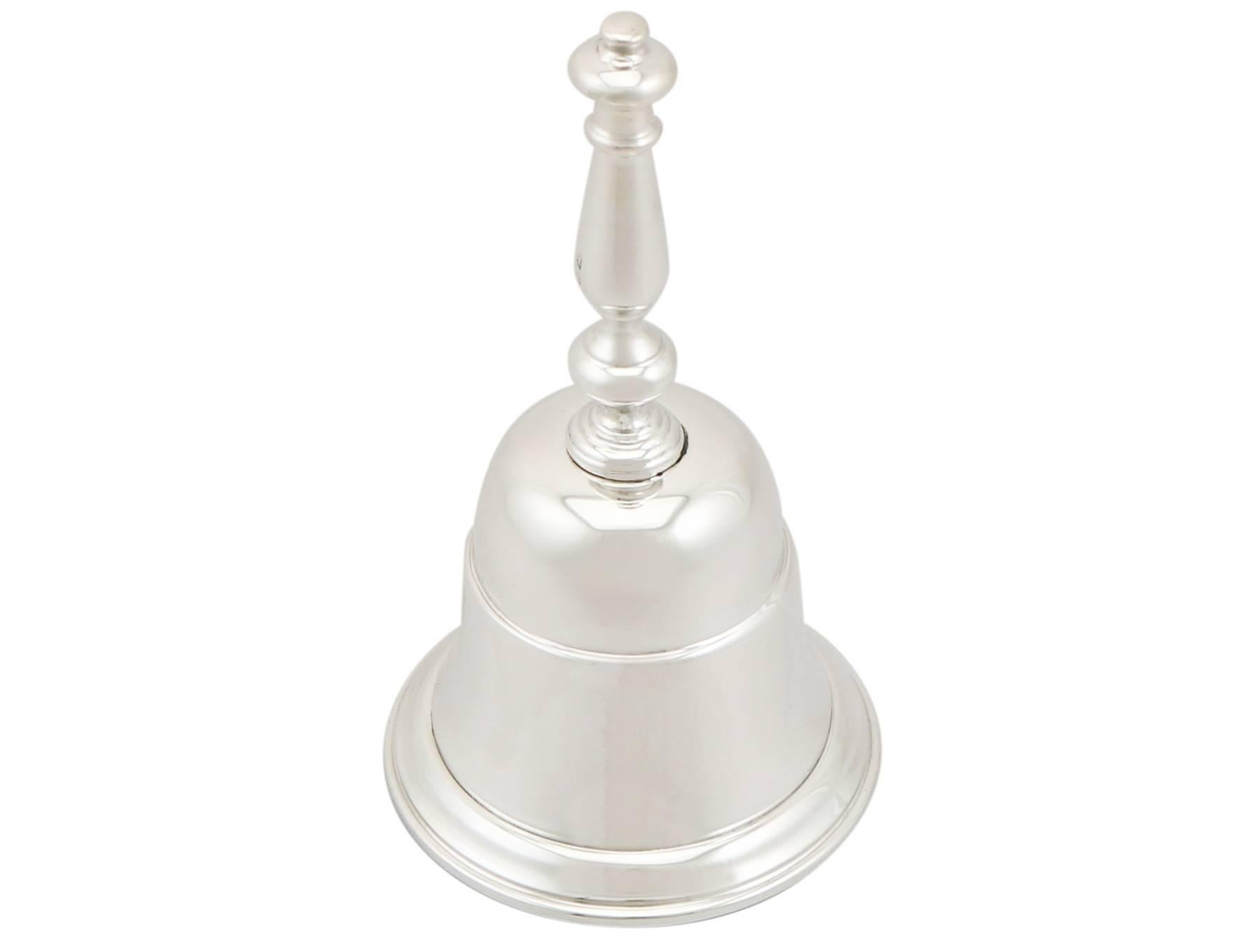 Great Britain (UK) 1970s Sterling Silver Table Bell