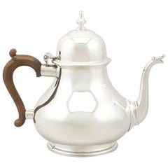Richard Comyns 1970s Sterling Silver Teapot by William Comyns & Sons Ltd