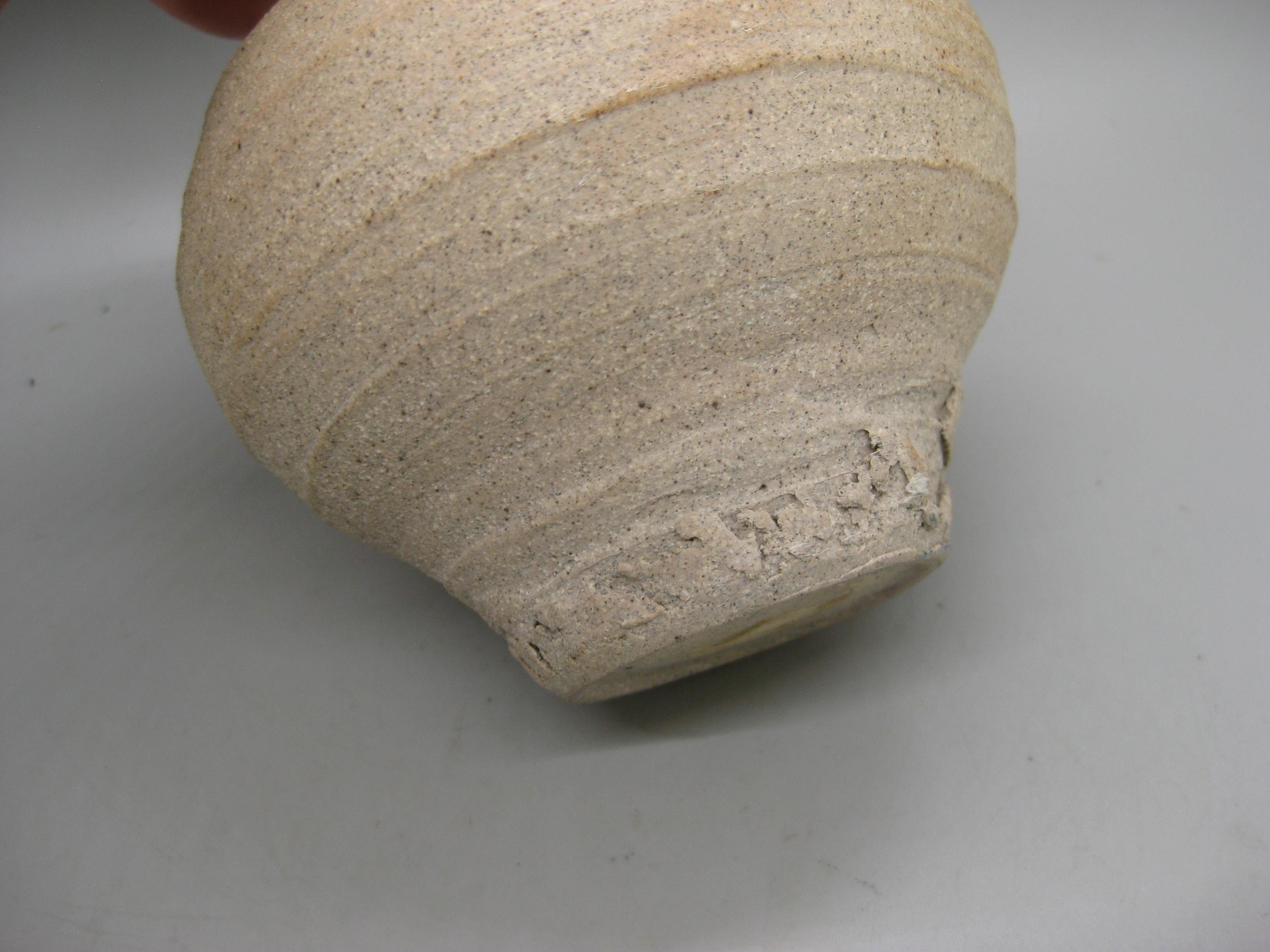 Vaso di erbacce in gres di Steve Dominguez California San Diego Studio Pottery, anni '70 in vendita 4