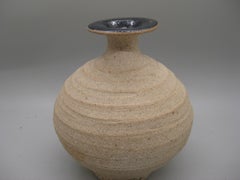 1970's Steve Dominguez California San Diego Studio Pottery Stoneware Weed Vase