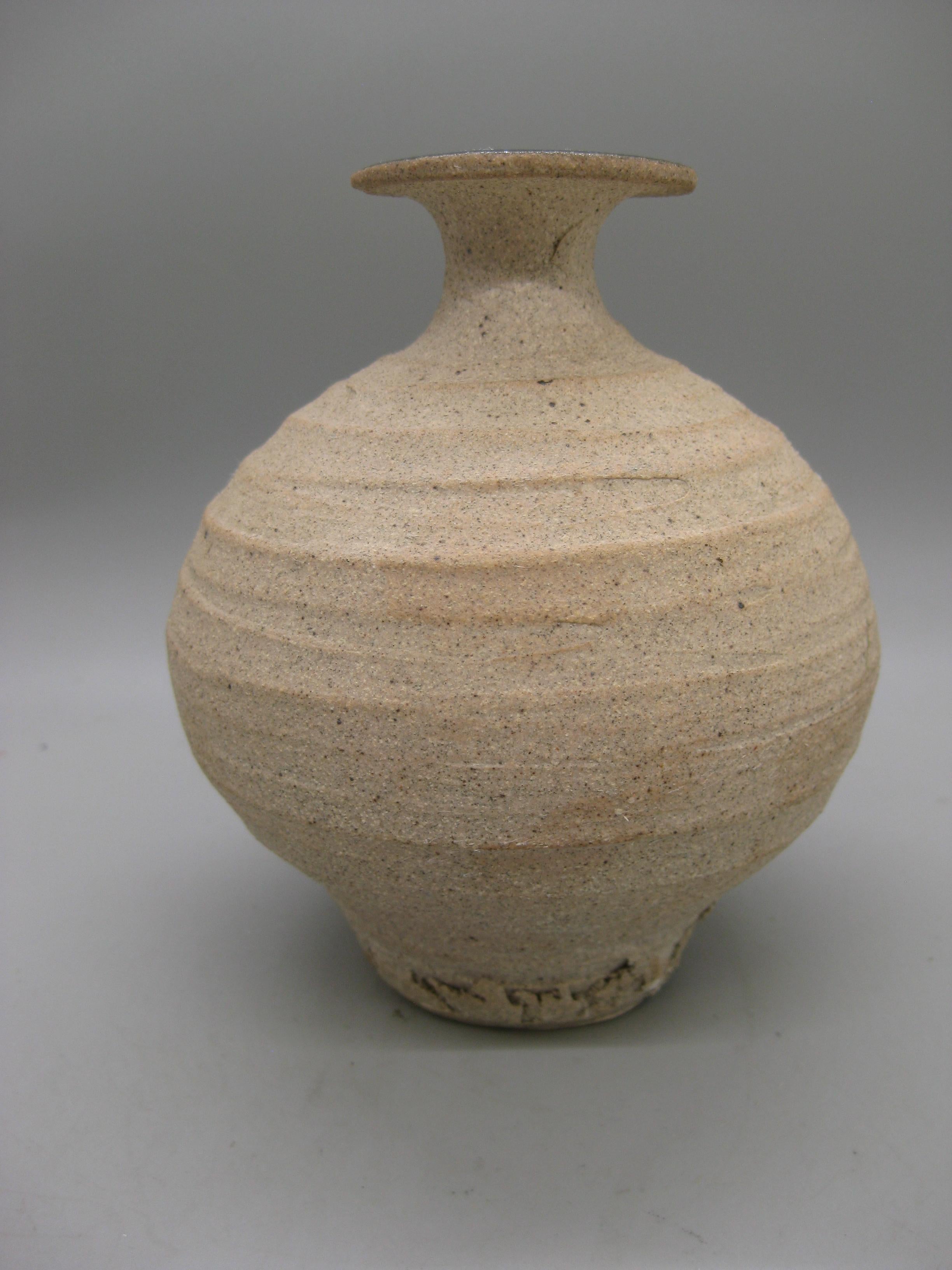 XX secolo Vaso di erbacce in gres di Steve Dominguez California San Diego Studio Pottery, anni '70 in vendita