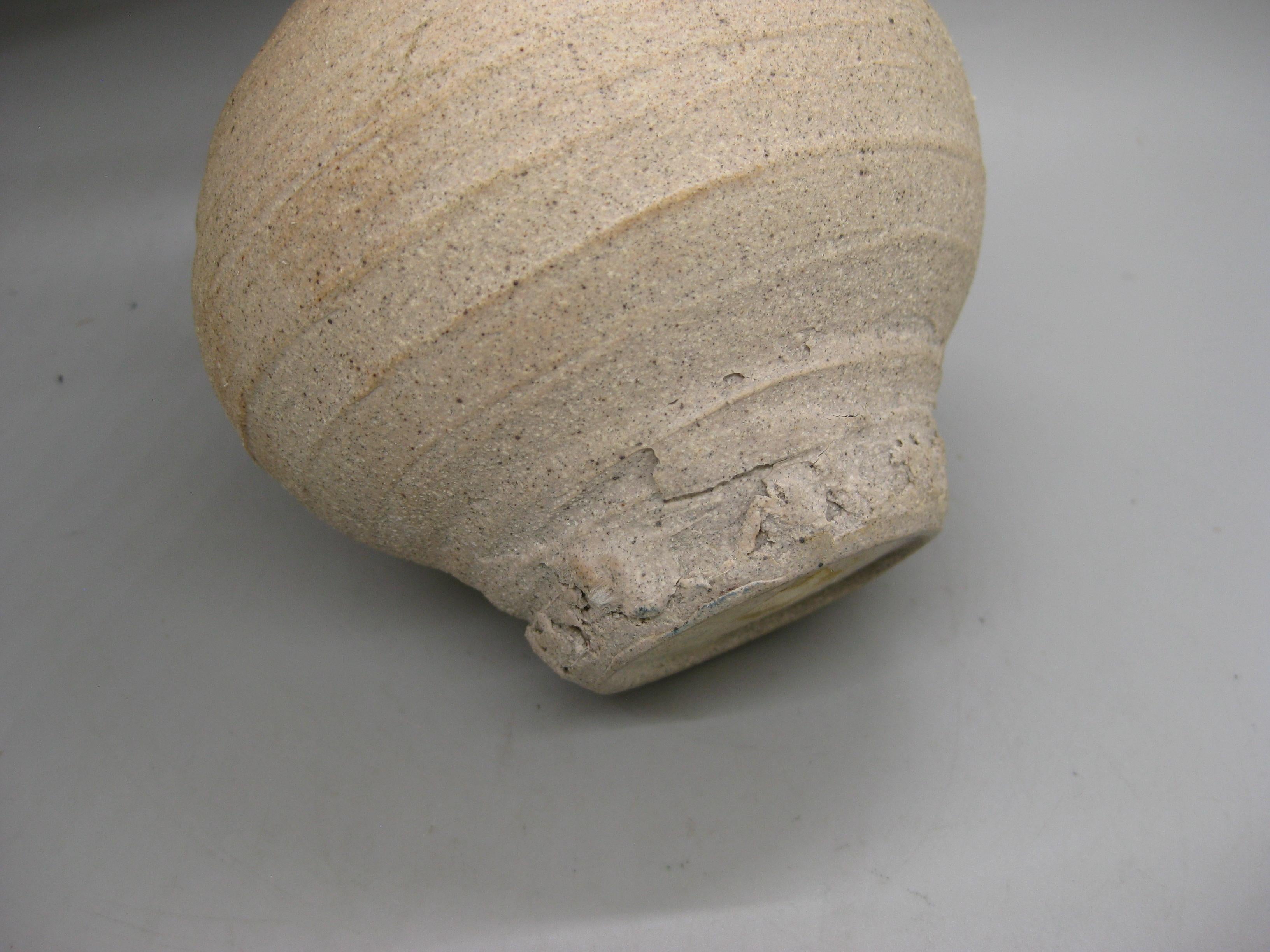 Vaso di erbacce in gres di Steve Dominguez California San Diego Studio Pottery, anni '70 in vendita 2