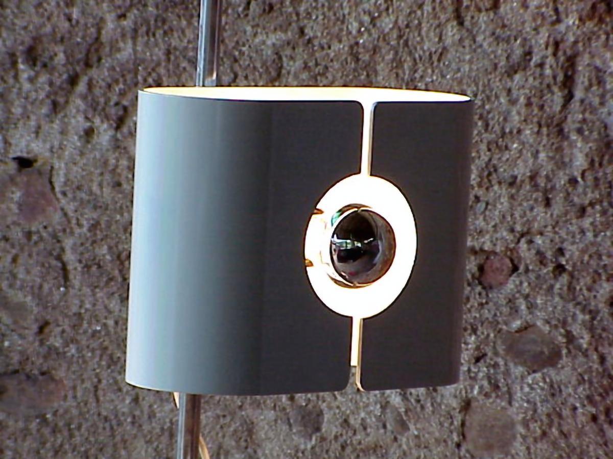 1970s Stilux Italy Production Design Two Point Light Ceiling Lamp Aluminum For Sale 4