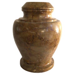 1970s Stone Jardiniere or Urn With Lid