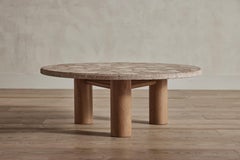 1970s Stone Mosaic Coffee Table
