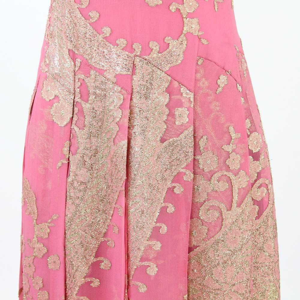 Women's 1970s Stop Sénès Italian Silk Dress