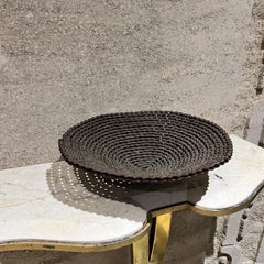 1970s Studio Art Hand Crafted Bike Chain Bowl