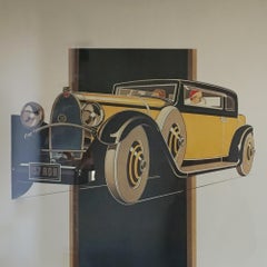 Studio Edition Bugatti degli anni '70 di Rene Vincent Stampato da Bedos Paris