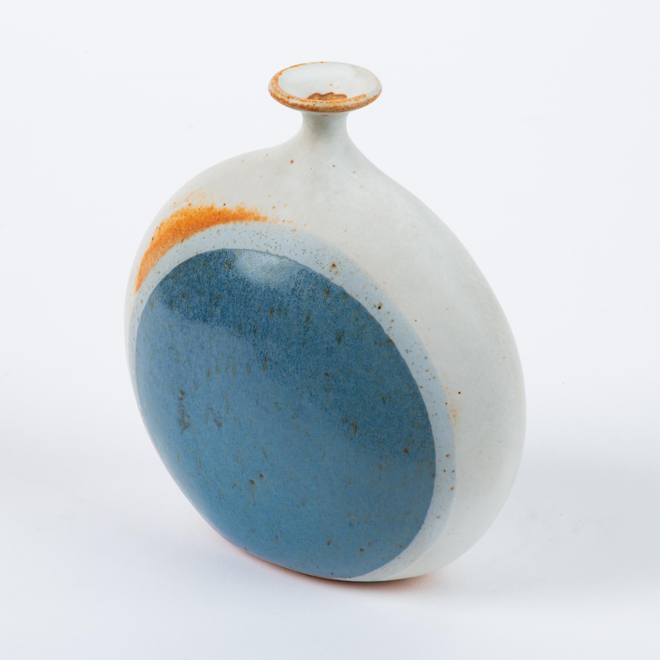 1970s Studio Pottery Bud Vase by Isabel Parks 3