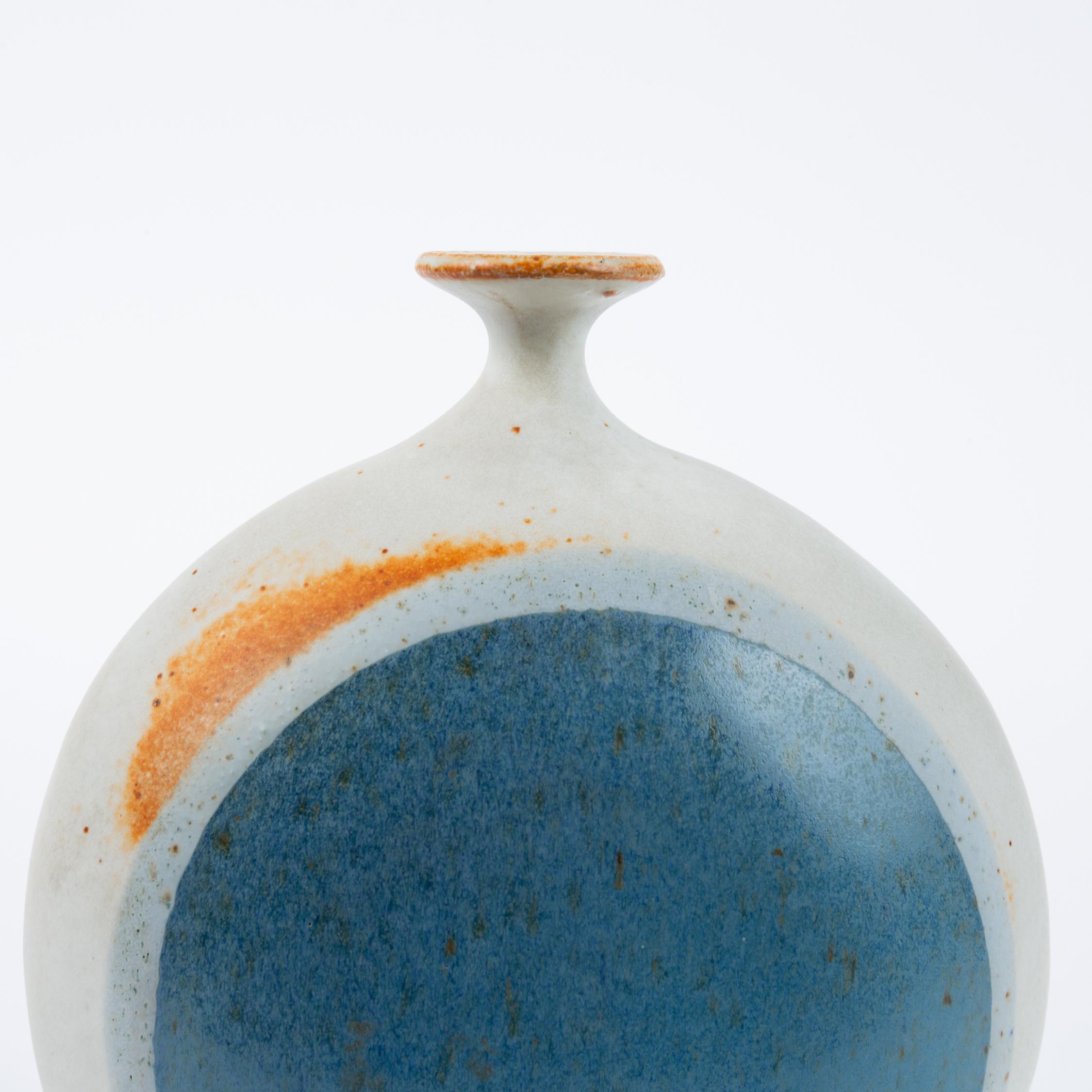 1970s Studio Pottery Bud Vase by Isabel Parks 4