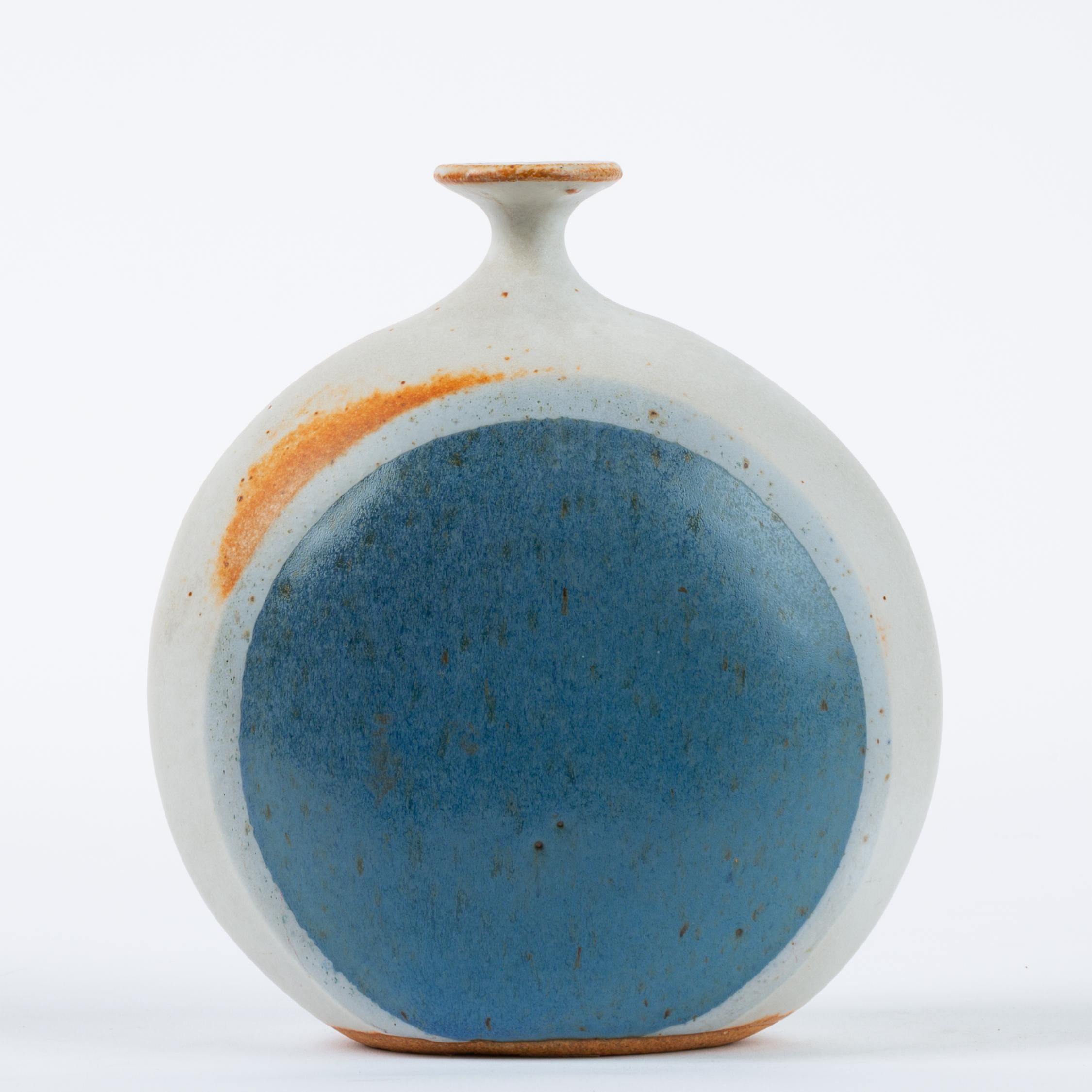1970s Studio Pottery Bud Vase by Isabel Parks 1