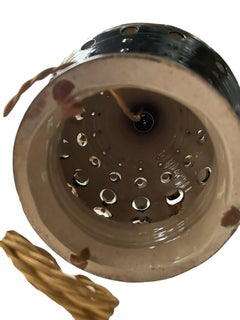 1970's Studio pottery ceramic lamp by Georges Pelletier